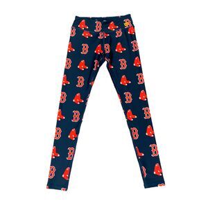 Loudmouth Boston Red Sox Leggings Womens XS Extra Small Navy Fitted Stretch Pant